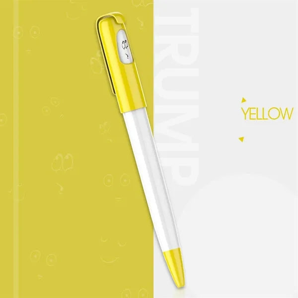 Plastic Cartoon Face Changing Ballpoint Pen