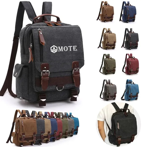 Outdoor Travel Canvas Backpack