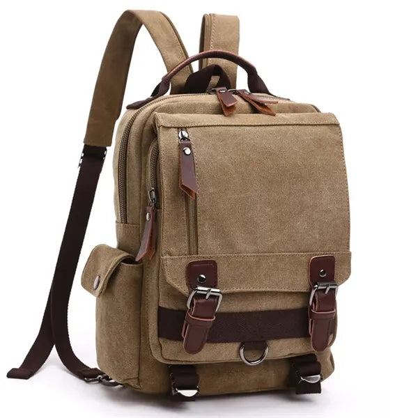 Outdoor Travel Canvas Backpack