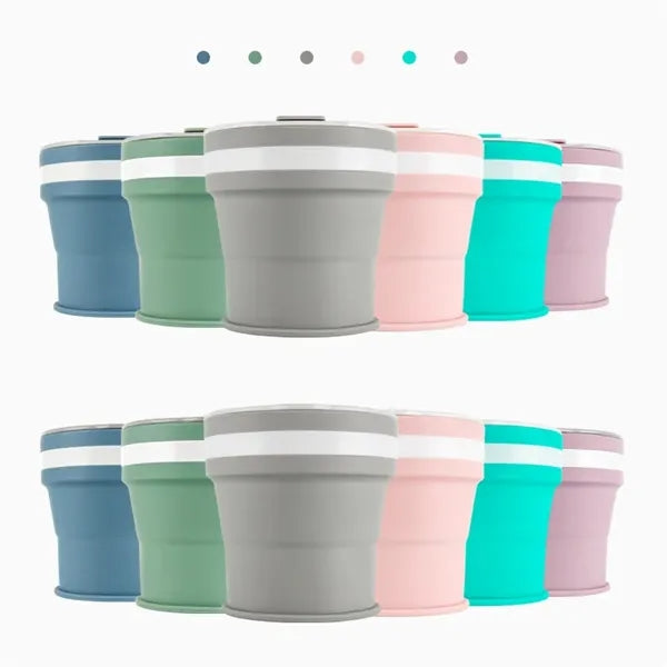 Collapsible Silicone Travel Coffee Cup