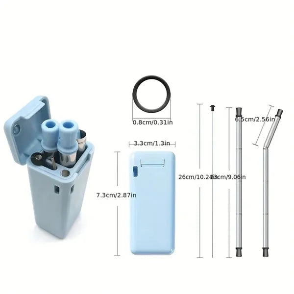 Fold Straw with Case