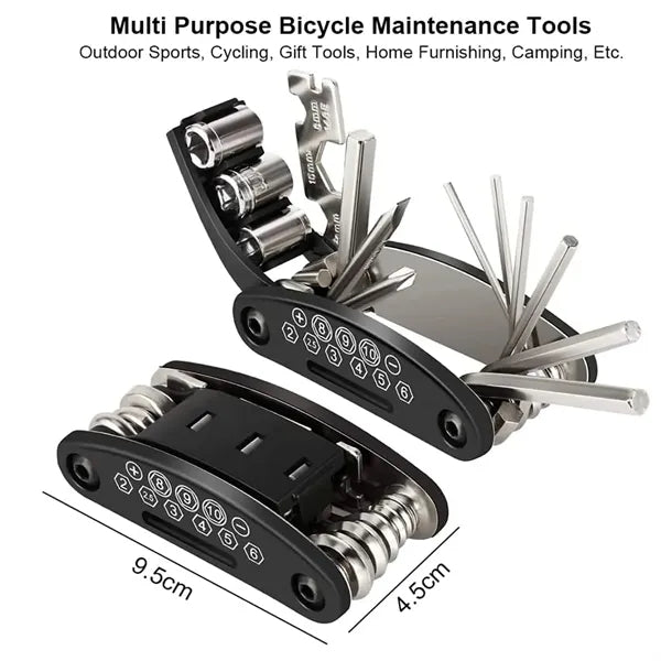 Multi-Function 16-in-1 Electric Motorcycle Bike Tools Set