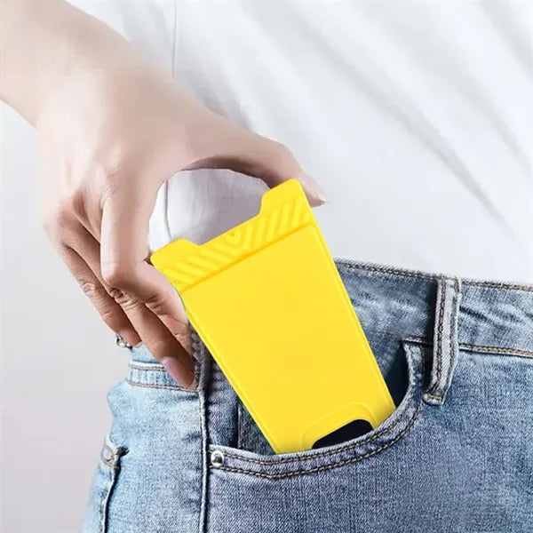 Portable Foldable Warning Sign Phone Holder Stand w/Mirror