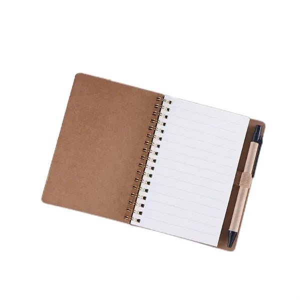 Spiral Notebook with Pen/Sticky Note