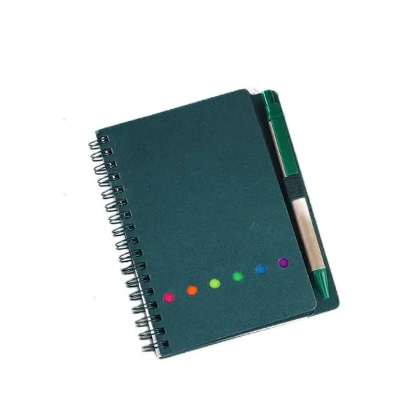Spiral Notebook with Pen/Sticky Note