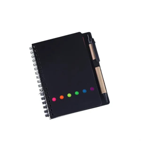 Spiral Notebook with Pen/Sticky Note