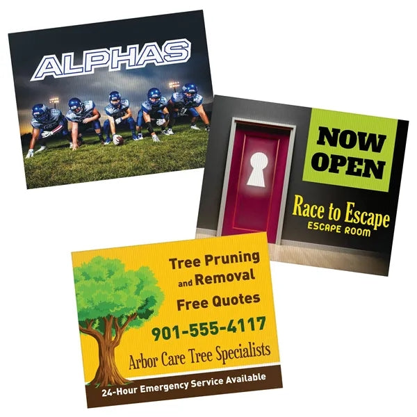 Large Corrugated Yard Sign - Full Color - 2 Sides