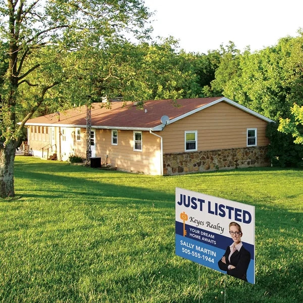 Large Corrugated Yard Sign - Full Color - 2 Sides