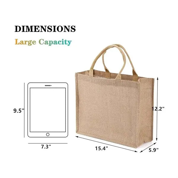 Jute Tote Bag