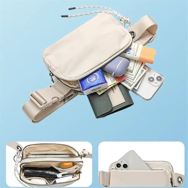 Waterproof Dual-Layer Waist Bag