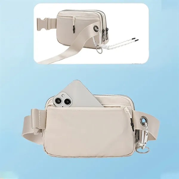 Waterproof Dual-Layer Waist Bag