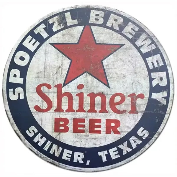 12" Round Tin Sign