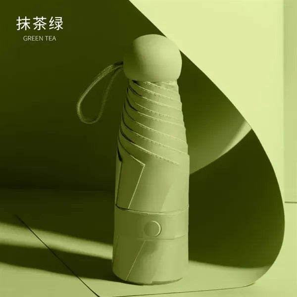 Mini Pocket Foldable Anti-Uv Capsule Umbrella