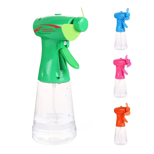 Battery Powered Handheld Water Misting Fans