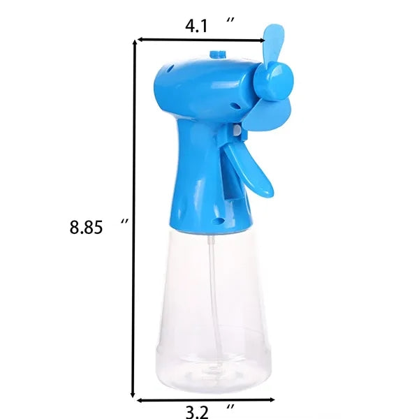 Battery Powered Handheld Water Misting Fans