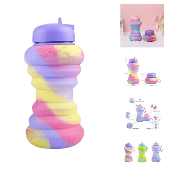 Collapsible Doughnut Shape Silicone Cup