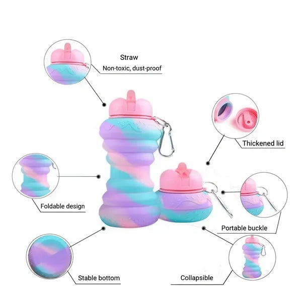 Collapsible Doughnut Shape Silicone Cup