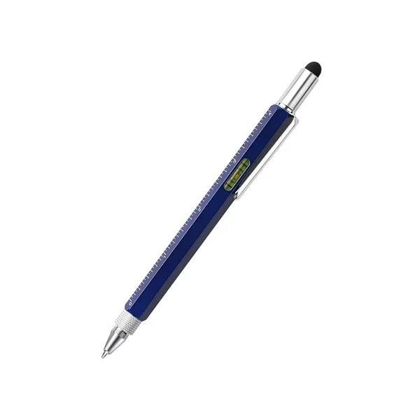 Multifunction Metal Tool Pen 6-in-1 With Ruler-Level Gauge