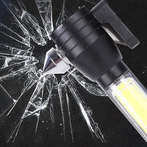 Multi Function Flash Light Solar Powered Flashlight Seatbelt