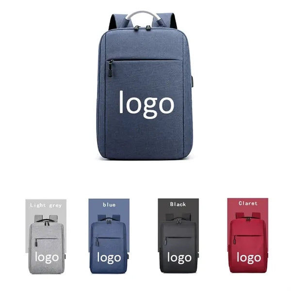 Large Business Laptop Backpack w/Aluminum Handle 15.6"