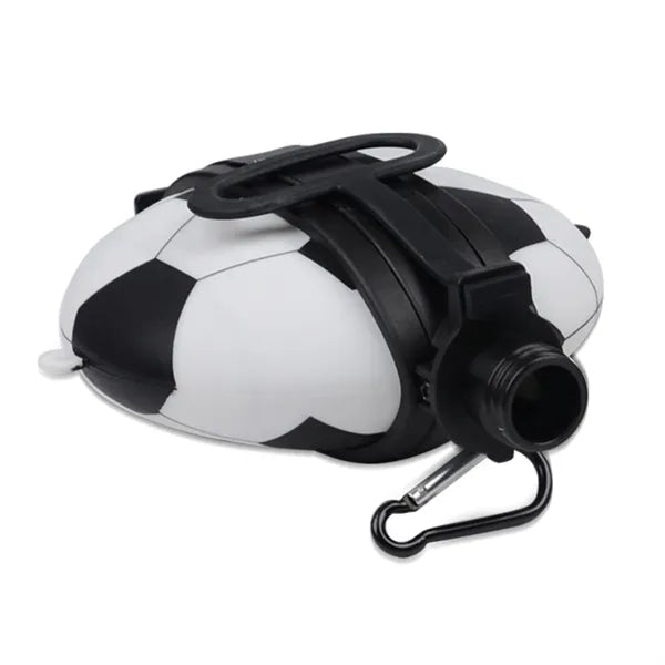 Football Shaped Collapsible Water Bottle, 19.8 oz.