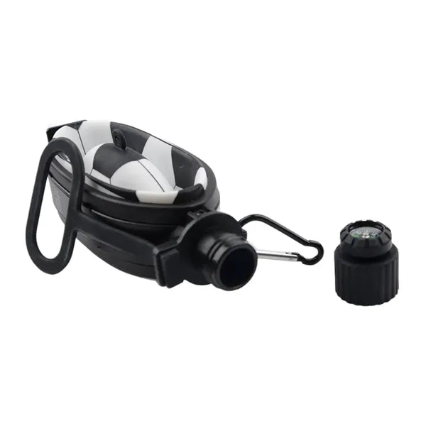 Football Shaped Collapsible Water Bottle, 19.8 oz.