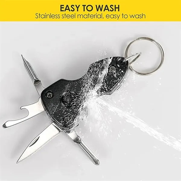 Outdoor KeychainMulti-function Tools with Screwdriver