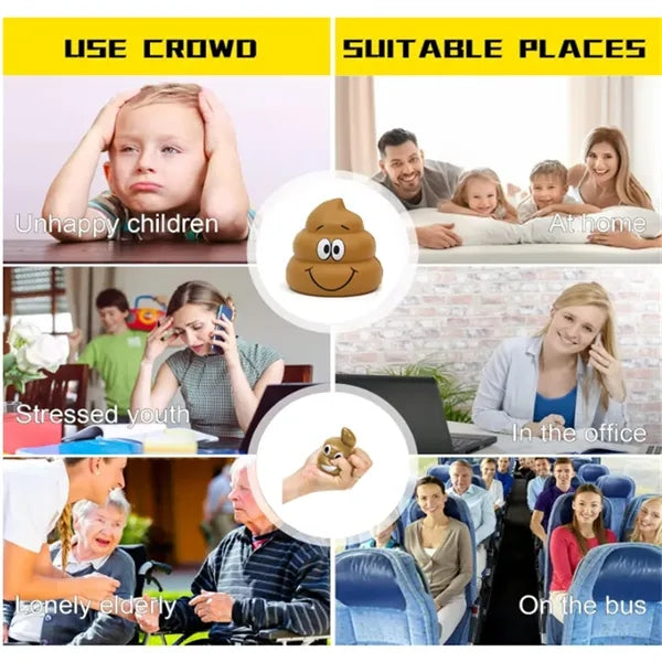Emoji Poop Stress Ball Toy
