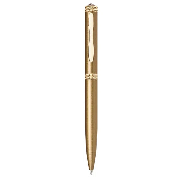 Diamond- Twist Action Brass Ballpoint Pen