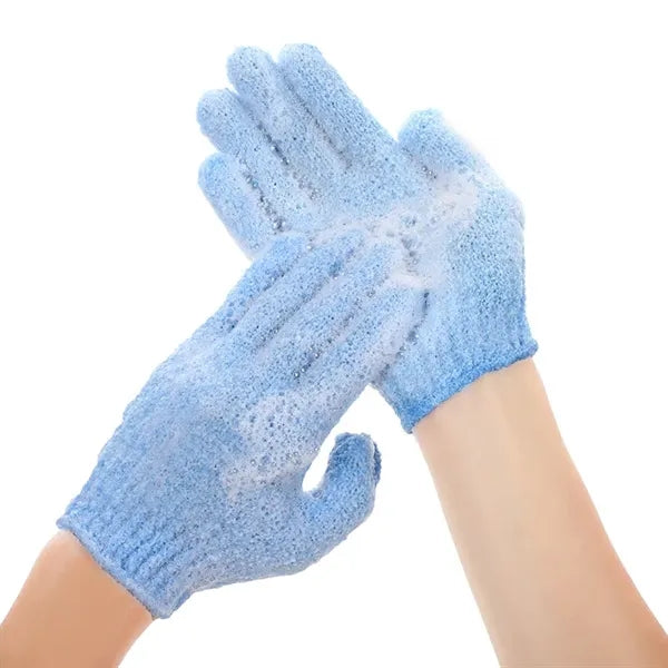 Exfoliating gloves