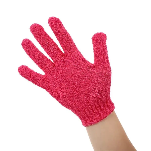 Exfoliating gloves