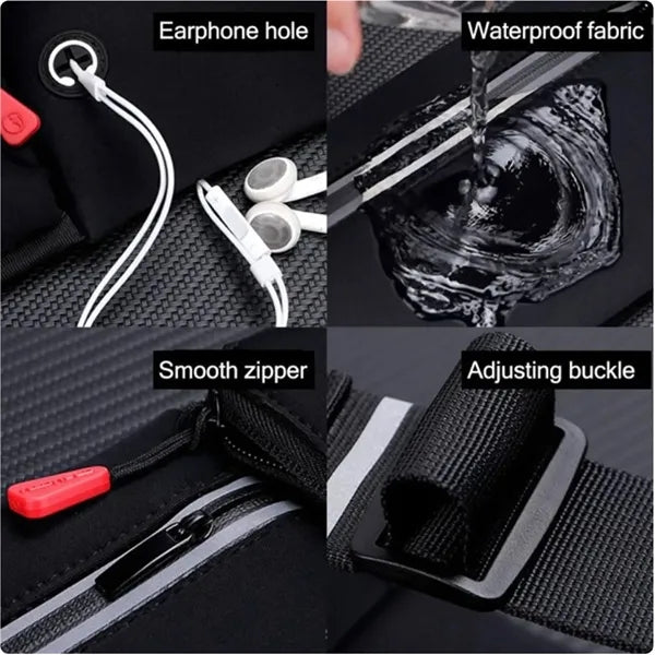 Bum Bag Running Waist Pack with Water Bottle Holder