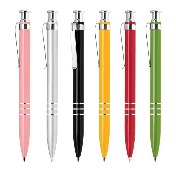 Aluminum Ballpoint Click Action Pen with Lacquer Finish