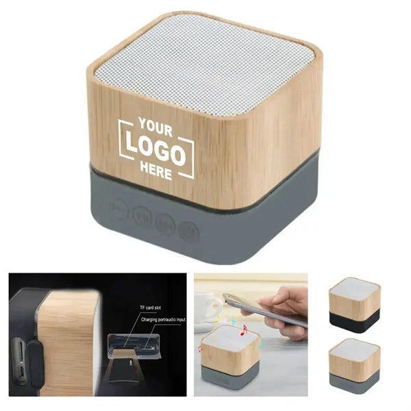 Portable Travel Bamboo Bluetooth Wireless Speaker