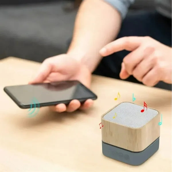 Portable Travel Bamboo Bluetooth Wireless Speaker