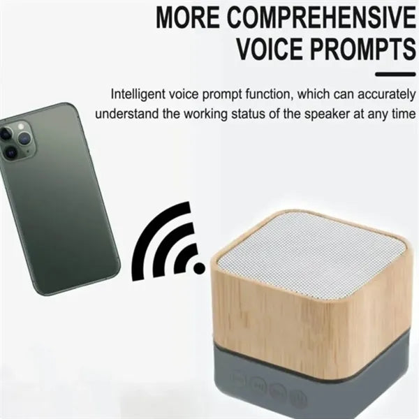 Portable Travel Bamboo Bluetooth Wireless Speaker