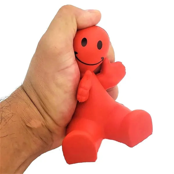 Squeezable Smile Face Guy Phone Holders