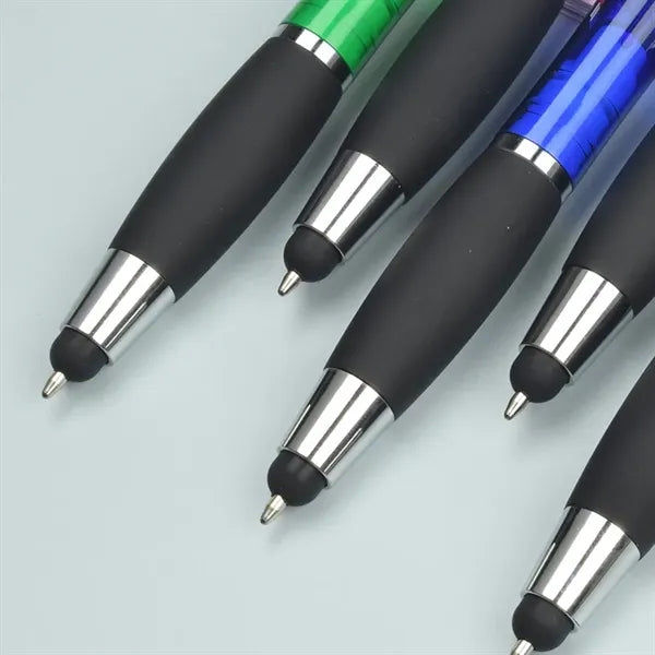 Touch screen spray plastic ballpoint pen