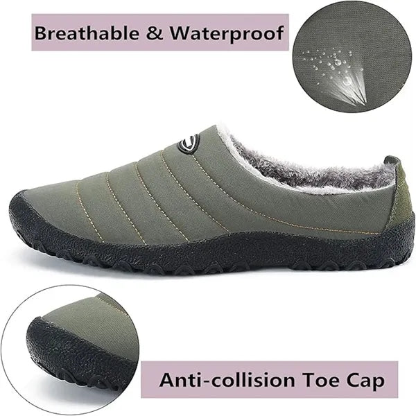 Warm Winter Outdoors Slippers
