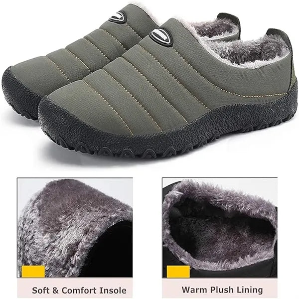 Warm Winter Outdoors Slippers