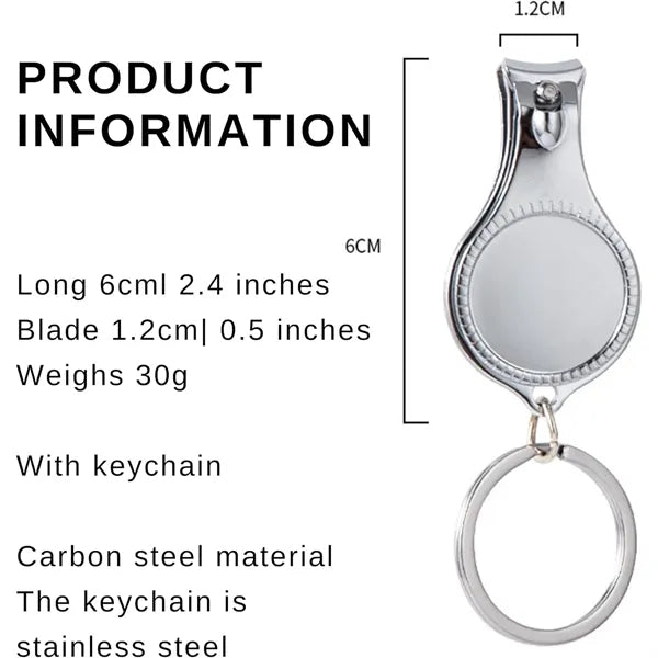 Multifunctional Bottle Opener Nail Clippers Keychain