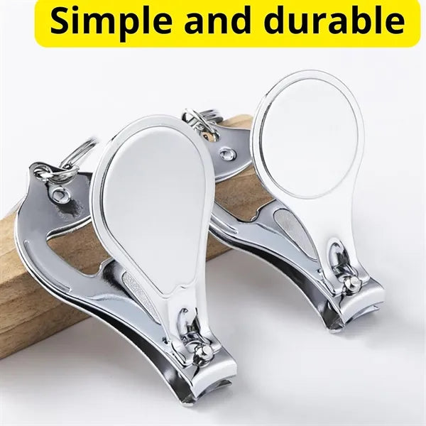 Multifunctional Bottle Opener Nail Clippers Keychain