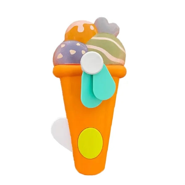 Mini Ice Cream Manual Press Cooling Fan
