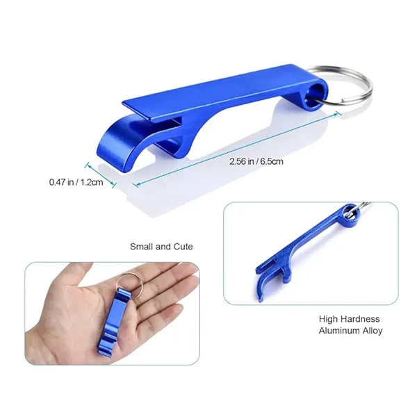 Mini Metal Beer Bottle Openers Keychain