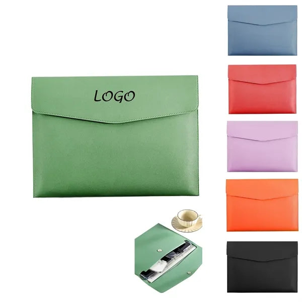Pvc Leather File Bag