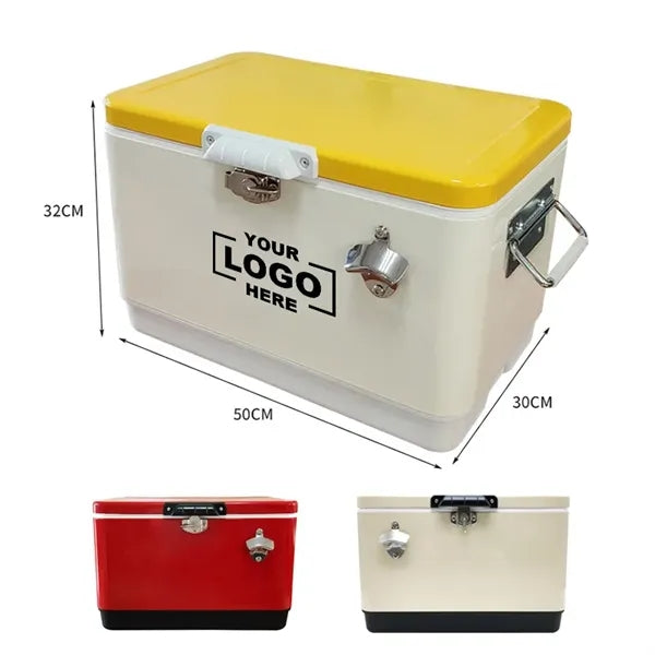 30L Vintage Portable Cooler