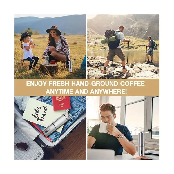 Portable Stainless Steel Manual Coffee Grinder
