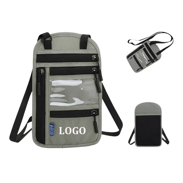 Multi-function Passport Holder Neck Pouch