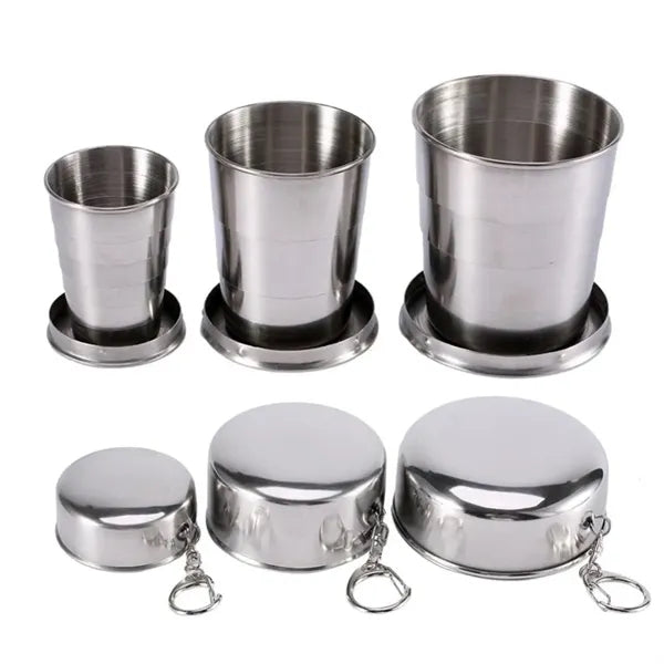 Stainless Steel Outdoor Camping Collapsible Cup