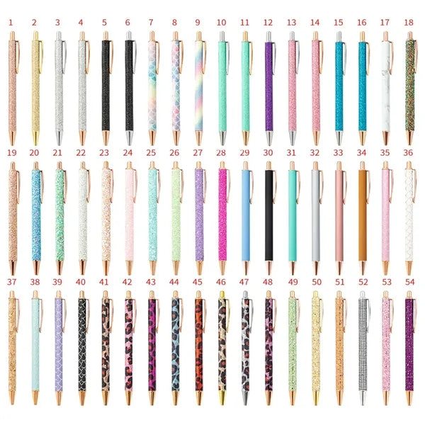 1.0mm Glitter Retractable Gel Pen